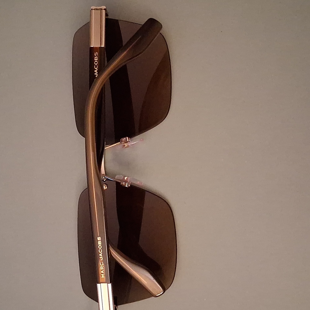 Marc Jacobs Rimless Sunglass $260.00 Retail Great FALL Color! - Picture 5 of 7